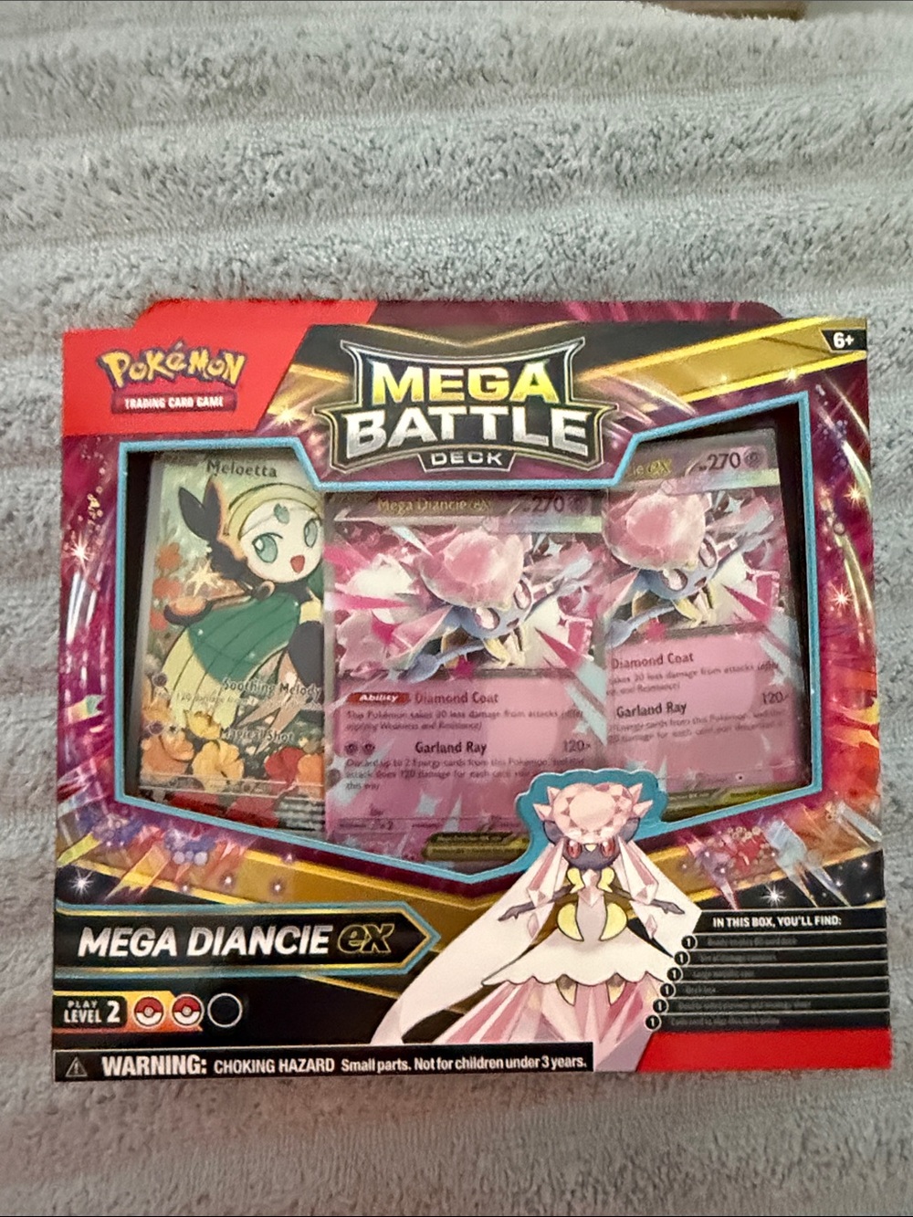 Pokemon Tradings Cards  Game Mega Battle Deck Mega Diancie ex Pink Green Yellow
